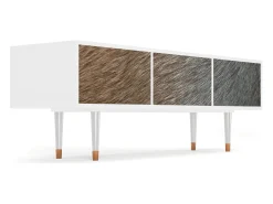 Mueble de TV - 170х59х48 cm - T4 - Peanut Hair, Branco^ Móvel De Tv
