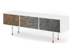 Mueble de TV - 170х59х48 cm - T4 - Peanut Hair, Branco^ Móvel De Tv