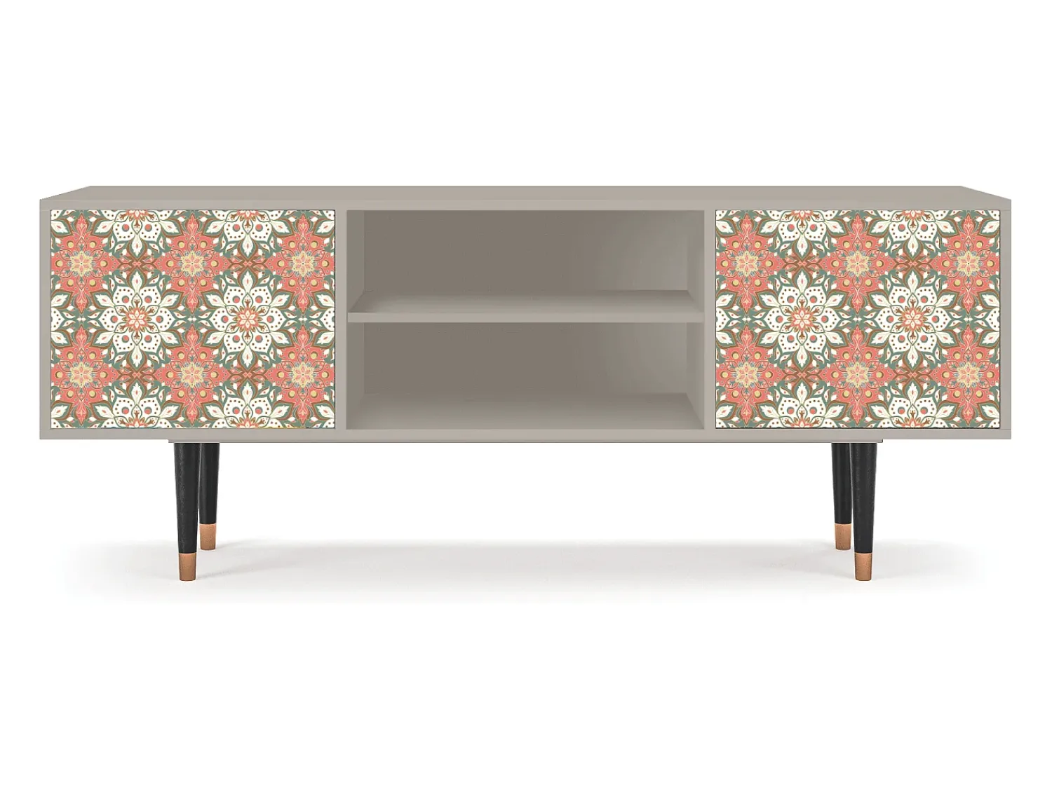 Móvel De Tv* Mueble de TV - 170х69х48 cm - T2 - Peach Grove, Areia Bege