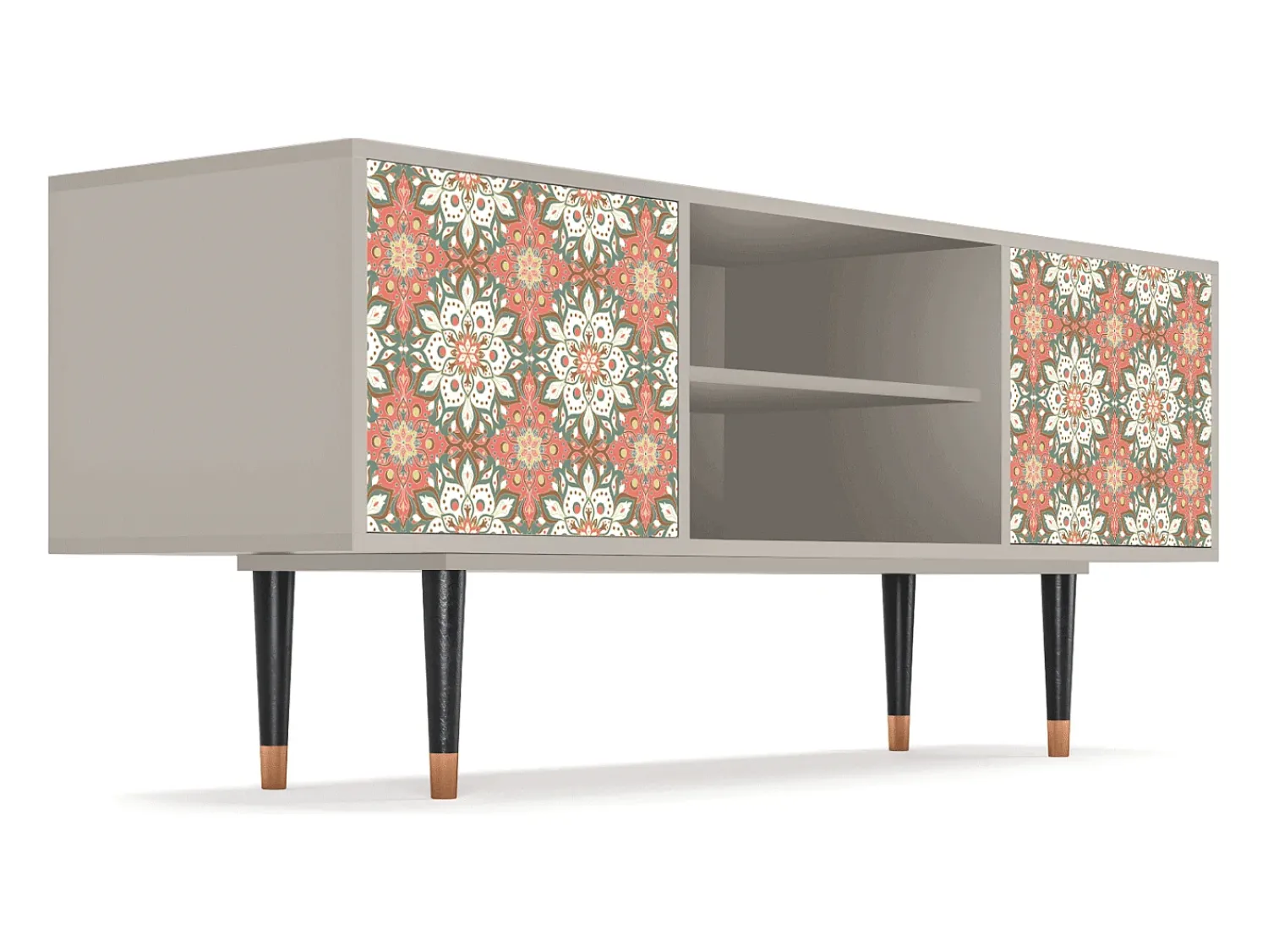 Móvel De Tv* Mueble de TV - 170х69х48 cm - T2 - Peach Grove, Areia Bege