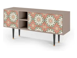 Móvel De Tv* Mueble de TV - 150х69х41 cm - T5 - Peach Grove, Latte Bege