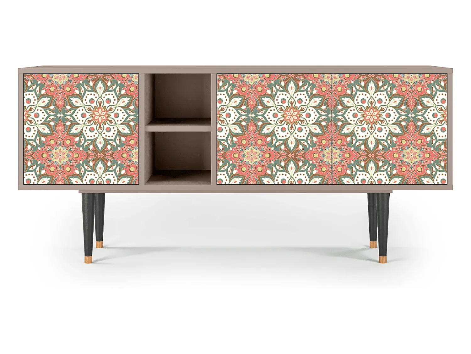 Móvel De Tv* Mueble de TV - 150х69х41 cm - T5 - Peach Grove, Latte Bege