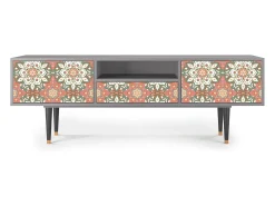 Móvel De Tv* Mueble de TV - 170х59х41 cm - T6 - Peach Grove, Cinza Cinzento