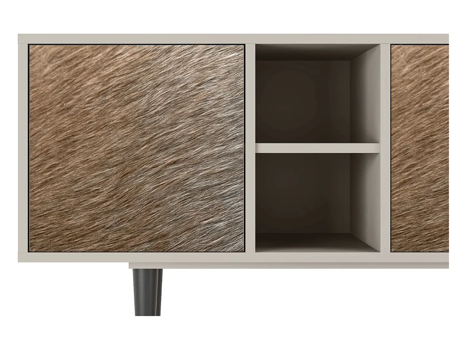Hot Mueble de TV - 150х69х41 cm - T5 - Peanut Hair, Areia Bege
