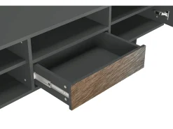Móvel De Tv* Mueble de TV - 170х59х41 cm - T6 - Peanut Hair, Antracite Cinza antracite