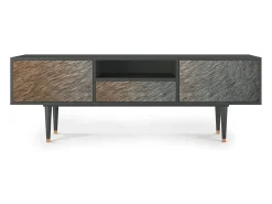 Móvel De Tv* Mueble de TV - 170х59х41 cm - T6 - Peanut Hair, Antracite Cinza antracite