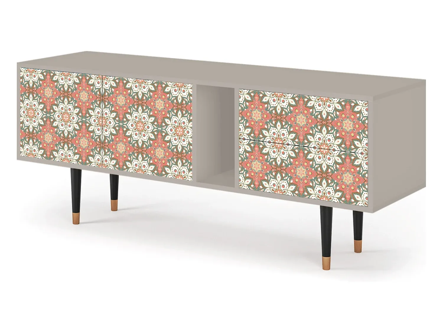Móvel De Tv* Mueble de TV - 170х69х48 cm - T1 - Peach Grove, Areia Bege