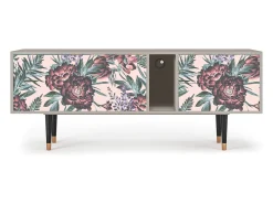 Móvel De Tv* Mueble de TV - 170х69х48 cm - T1 - Peach Peonies, Areia Bege