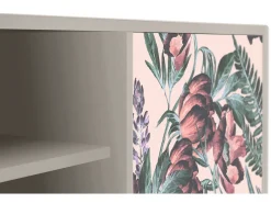 Clearance Mueble de TV - 170х69х48 cm - T2 - Peach Peonies, Areia Bege