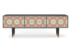 Móvel De Tv* Mueble de TV - 170х59х48 cm - T4 - Peach Grove, Antracite Cinza antracite