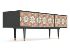Móvel De Tv* Mueble de TV - 170х59х48 cm - T4 - Peach Grove, Antracite Cinza antracite