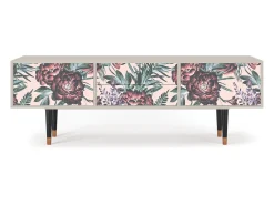 Discount Mueble de TV - 170х59х48 cm - T4 - Peach Peonies, Areia Bege