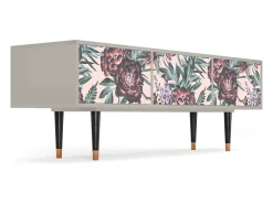 Discount Mueble de TV - 170х59х48 cm - T4 - Peach Peonies, Areia Bege