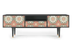 Móvel De Tv| Mueble de TV - 170х59х41 cm - T6 - Peach Grove, Antracite Cinza antracite