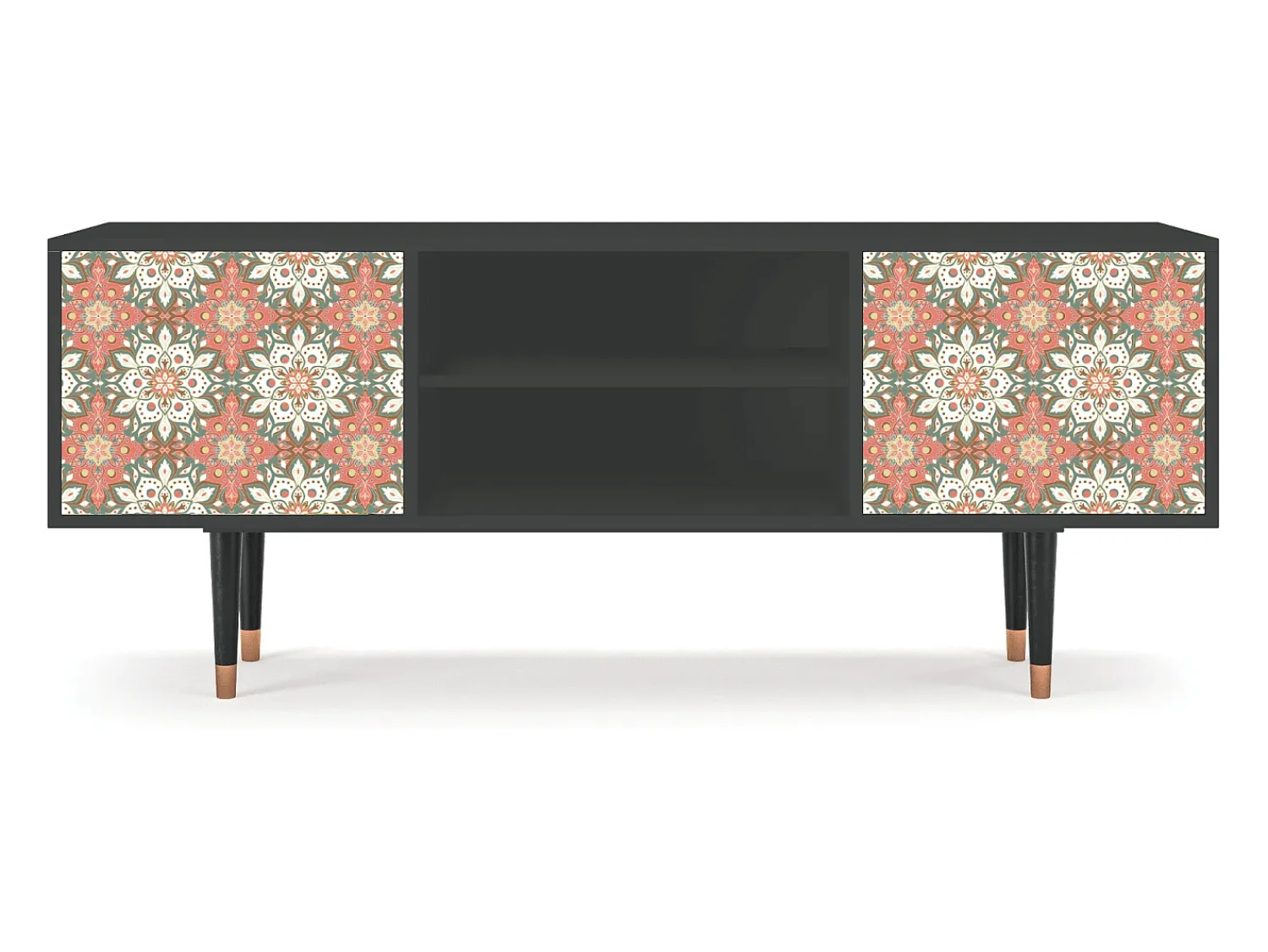 Mueble de TV - 170х69х48 cm - T2 - Peach Grove, Antracite^ Móvel De Tv