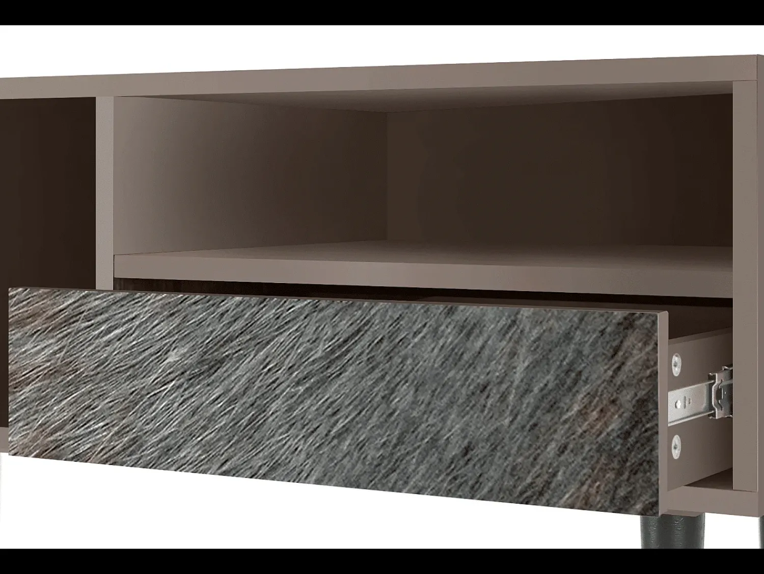 Mueble de TV - 115х59х48 cm - T3 - Peanut Hair, Latte^ Móvel De Tv