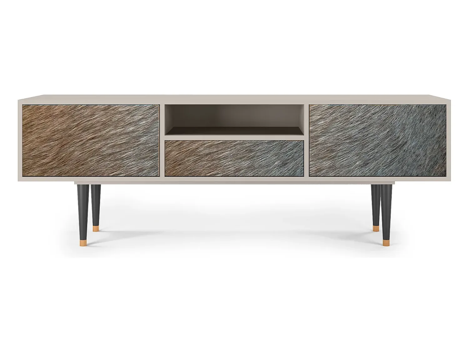 Clearance Mueble de TV - 170х59х41 cm - T6 - Peanut Hair, Areia Bege