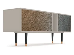 Outlet Mueble de TV - 170х69х48 cm - T1 - Peanut Hair, Areia Bege