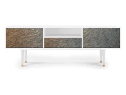 Mueble de TV - 170х59х41 cm - T6 - Peanut Hair, Branco^ Móvel De Tv
