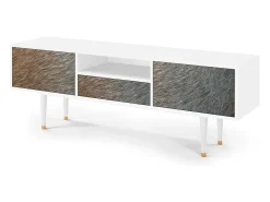 Mueble de TV - 170х59х41 cm - T6 - Peanut Hair, Branco^ Móvel De Tv