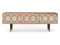 New Mueble de TV - 170х59х48 cm - T4 - Peach Grove, Nogueira Castanho