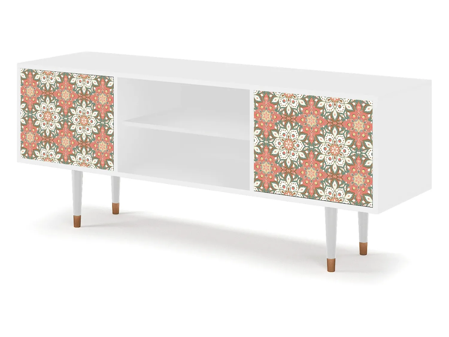 Mueble de TV - 170х69х48 cm - T2 - Peach Grove, Branco^ Móvel De Tv