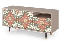 Móvel De Tv| Mueble de TV - 125х56х41 cm - T7 - Peach Grove, Latte Bege