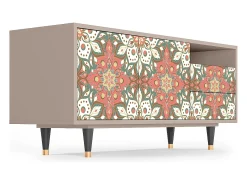 Móvel De Tv| Mueble de TV - 125х56х41 cm - T7 - Peach Grove, Latte Bege
