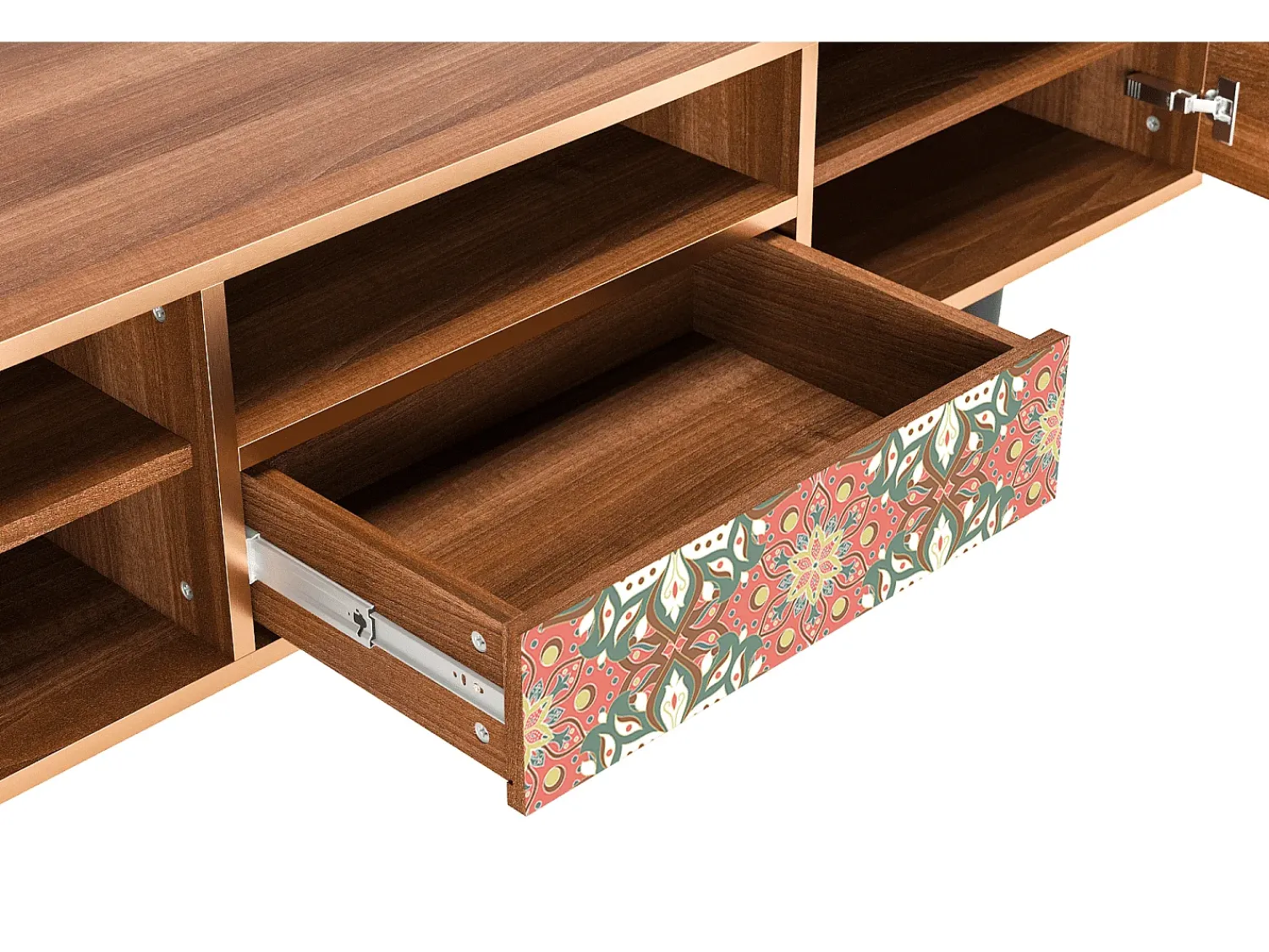 Sale Mueble de TV - 170х59х41 cm - T6 - Peach Grove, Nogueira Castanho