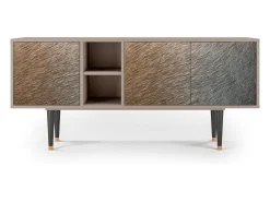 Móvel De Tv| Mueble de TV - 150х69х41 cm - T5 - Peanut Hair, Latte Bege