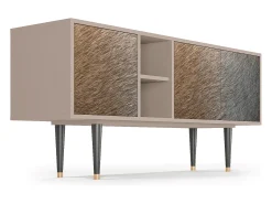 Móvel De Tv| Mueble de TV - 150х69х41 cm - T5 - Peanut Hair, Latte Bege