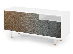 Sale Mueble de TV - 125х56х41 cm - T7 - Peanut Hair, Branco Bege