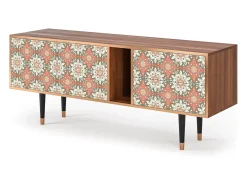 Móvel De Tv| Mueble de TV - 170х69х48 cm - T1 - Peach Grove, Nogueira Castanho