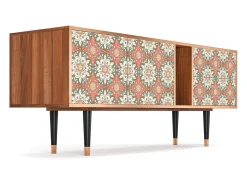 Móvel De Tv| Mueble de TV - 170х69х48 cm - T1 - Peach Grove, Nogueira Castanho