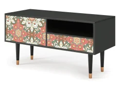 Sale Mueble de TV - 115х59х48 cm - T3 - Peach Grove, Antracite Cinza antracite