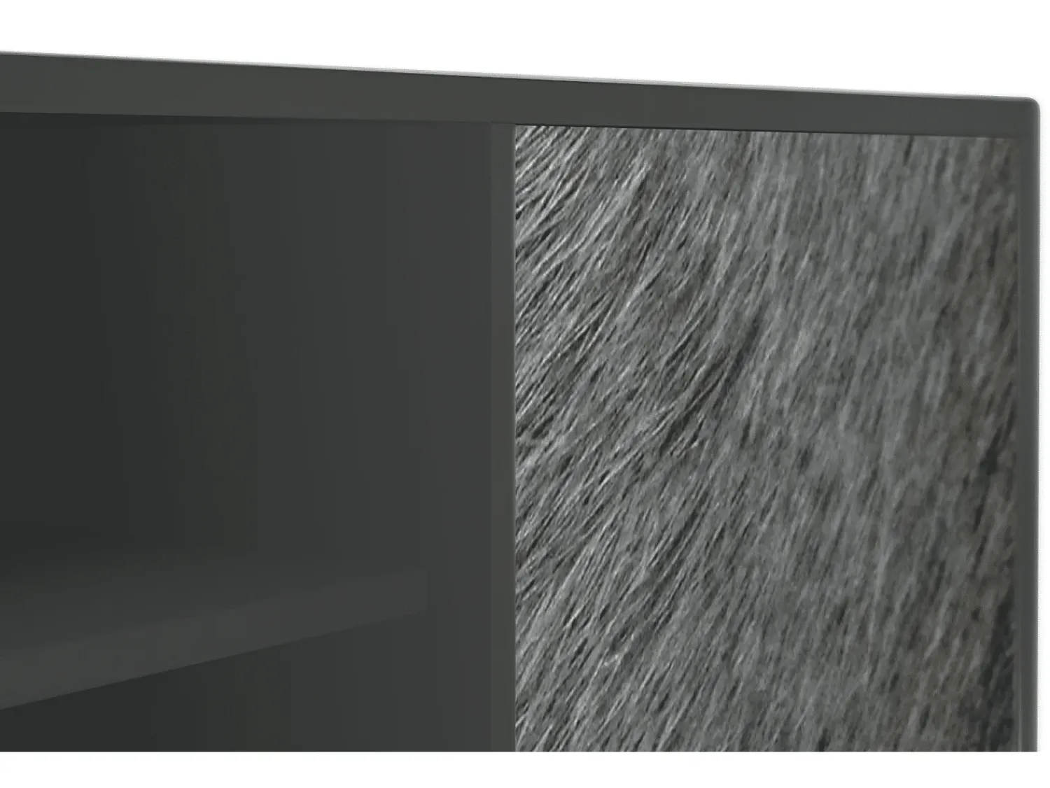 Móvel De Tv* Mueble de TV - 170х69х48 cm - T2 - Peanut Hair, Antracite Cinza antracite