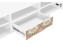 Mueble de TV - 170х59х41 cm - T6 - Peach Grove, Branco^ Móvel De Tv