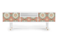 Mueble de TV - 170х59х41 cm - T6 - Peach Grove, Branco^ Móvel De Tv