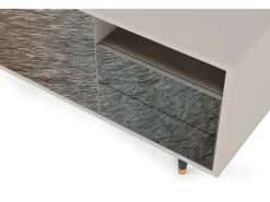 Sale Mueble de TV - 125х56х41 cm - T7 - Peanut Hair, Areia Bege