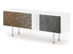 Mueble de TV - 170х69х48 cm - T1 - Peanut Hair, Branco^ Móvel De Tv