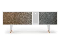 Mueble de TV - 170х69х48 cm - T1 - Peanut Hair, Branco^ Móvel De Tv