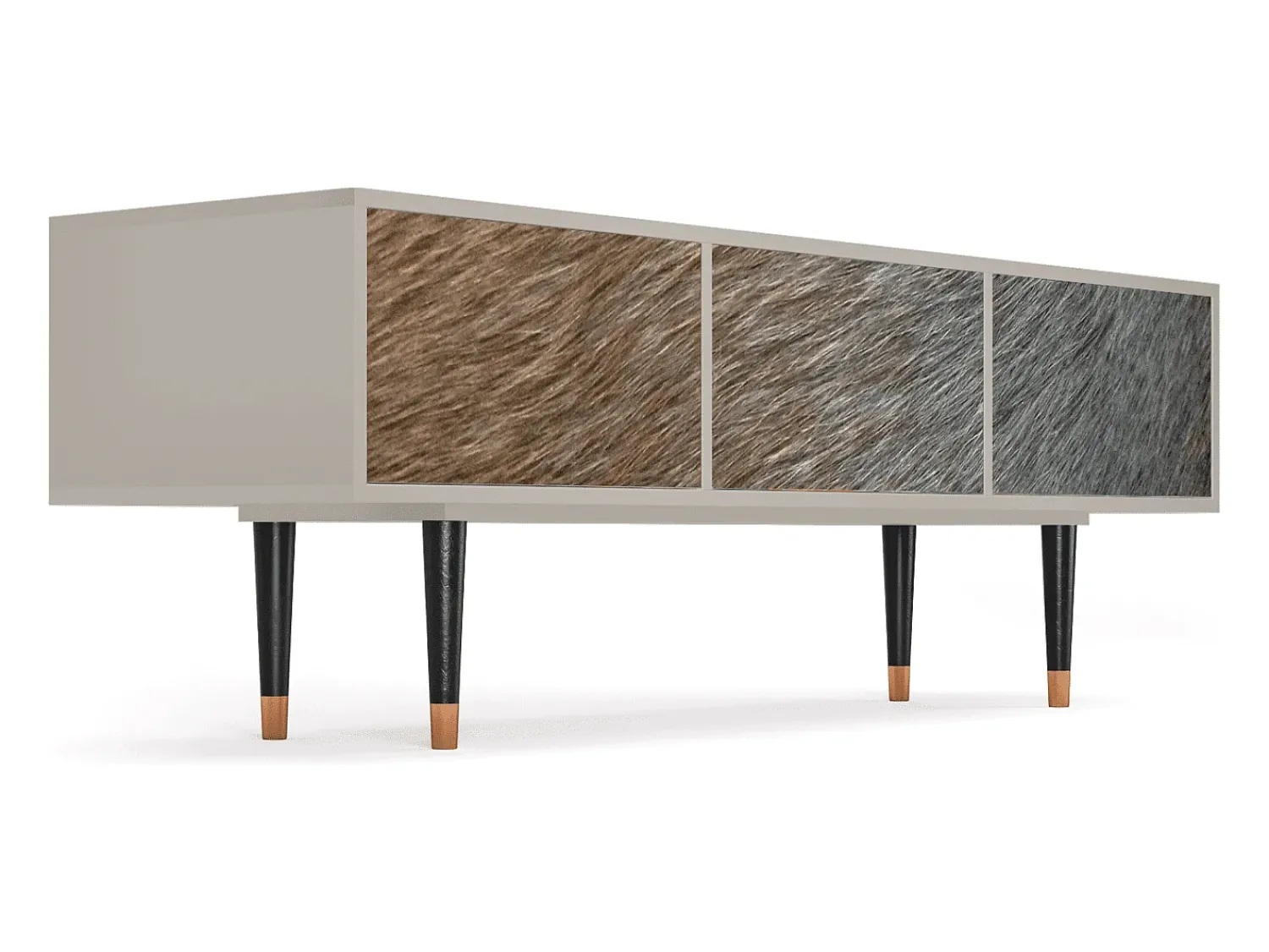 Móvel De Tv* Mueble de TV - 170х59х48 cm - T4 - Peanut Hair, Areia Bege
