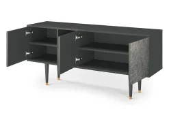 Mueble de TV - 150х69х41 cm - T5 - Peanut Hair, Antracite^ Móvel De Tv