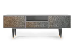 Mueble de TV - 170х59х41 cm - T6 - Peanut Hair, Cinza^ Móvel De Tv