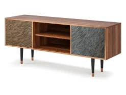 Mueble de TV - 170х69х48 cm - T2 - Peanut Hair, Nogueira^ Móvel De Tv