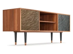 Mueble de TV - 170х69х48 cm - T2 - Peanut Hair, Nogueira^ Móvel De Tv