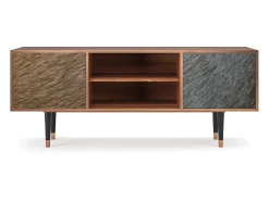 Mueble de TV - 170х69х48 cm - T2 - Peanut Hair, Nogueira^ Móvel De Tv