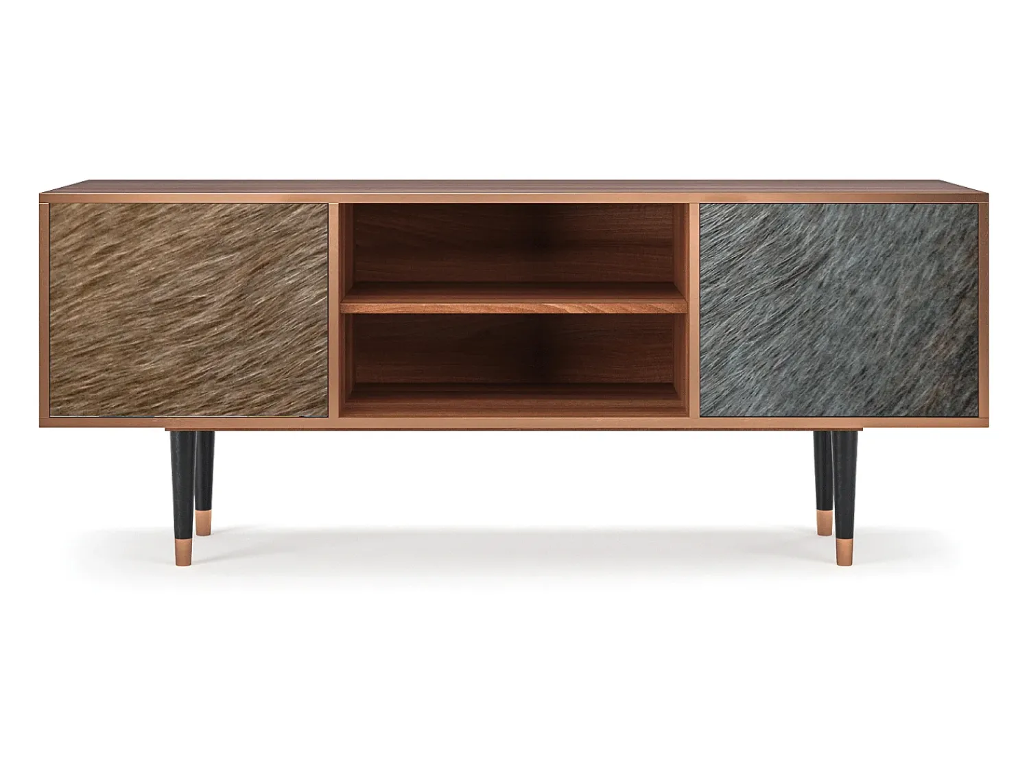 Mueble de TV - 170х69х48 cm - T2 - Peanut Hair, Nogueira^ Móvel De Tv