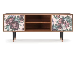 Online Mueble de TV - 170х69х48 cm - T2 - Peach Peonies, Nogueira Castanho
