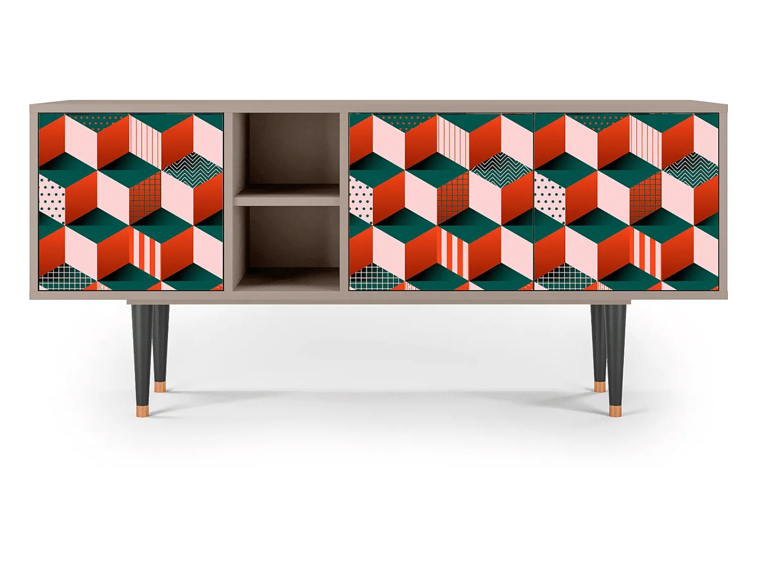 Hot Mueble de TV - 150х69х41 cm - T5 - Pepsi-Cola, Latte Bege